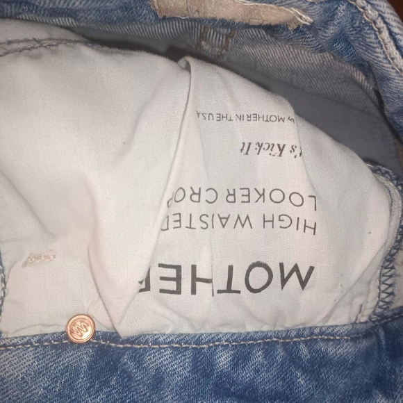 MOTHER Light Blue Straight Leg Jeans - Picture 7 of 7